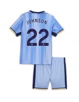 Tottenham Hotspur Brennan Johnson #22 Bortedraktsett Barn 2024-25 Korte ermer (+ bukser)